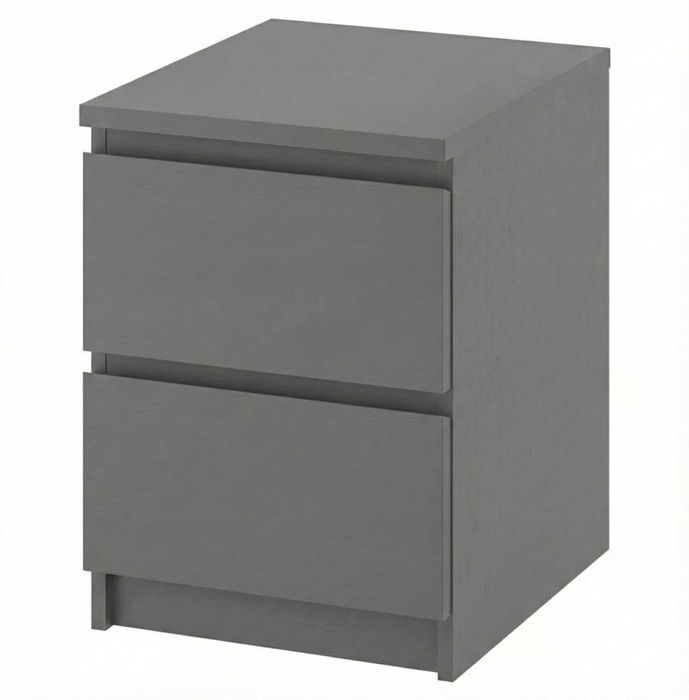 IKEA MALM Noptieră Gri