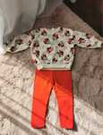 Compleu Minnie rosu si alb marimea  92-98