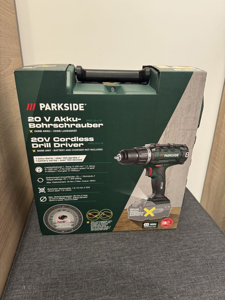 Bormasina Parkside pe acumulator noua