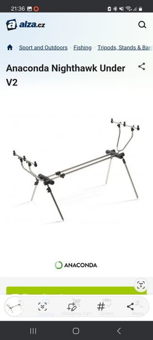 Rod pod uri inox: solar worldwide, x2 calibur, anaconda nighthawk v2