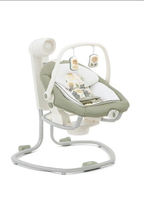 Leagan si balansoar rotativ pentru copii Joie Serina Leo, 2 în 1