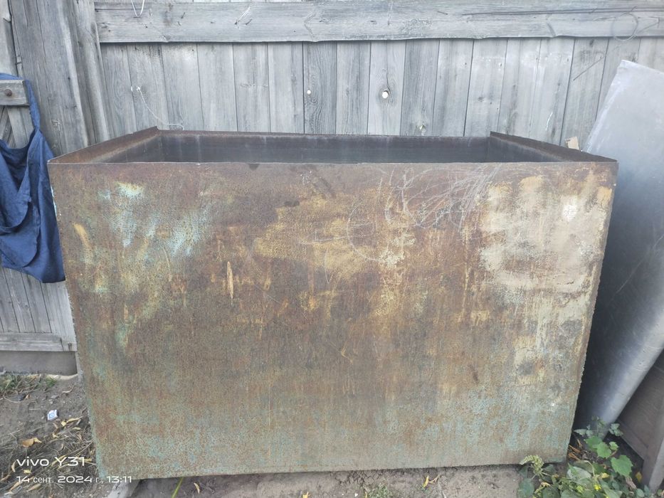 Ёмкость для воды железная на дачу