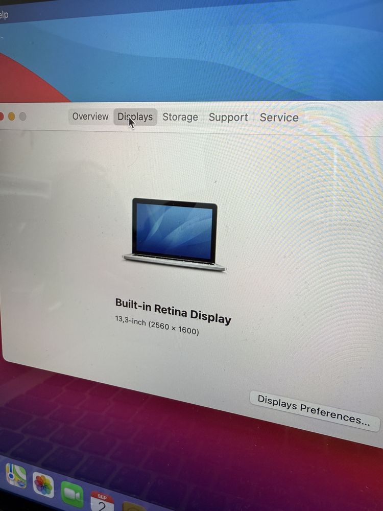 Macbook pro retina A1502 8/256г6 2014