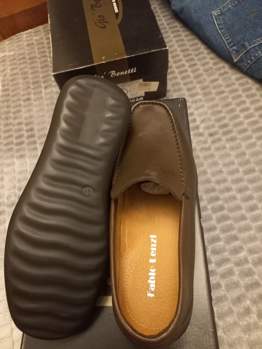 Pantofi piele mocasini
