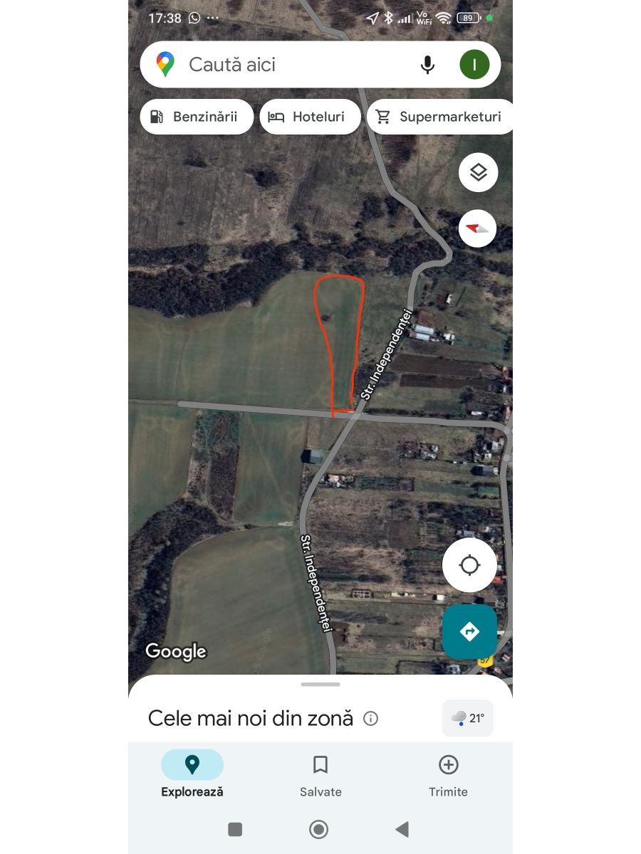 Teren vânzare Bucov sat Bighilini