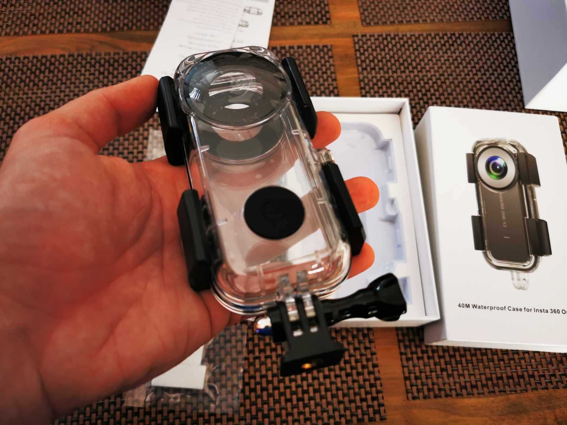 Carcasa subacvatica pt Insta 360 X2 X3 X4 rezistenta la apa insta360