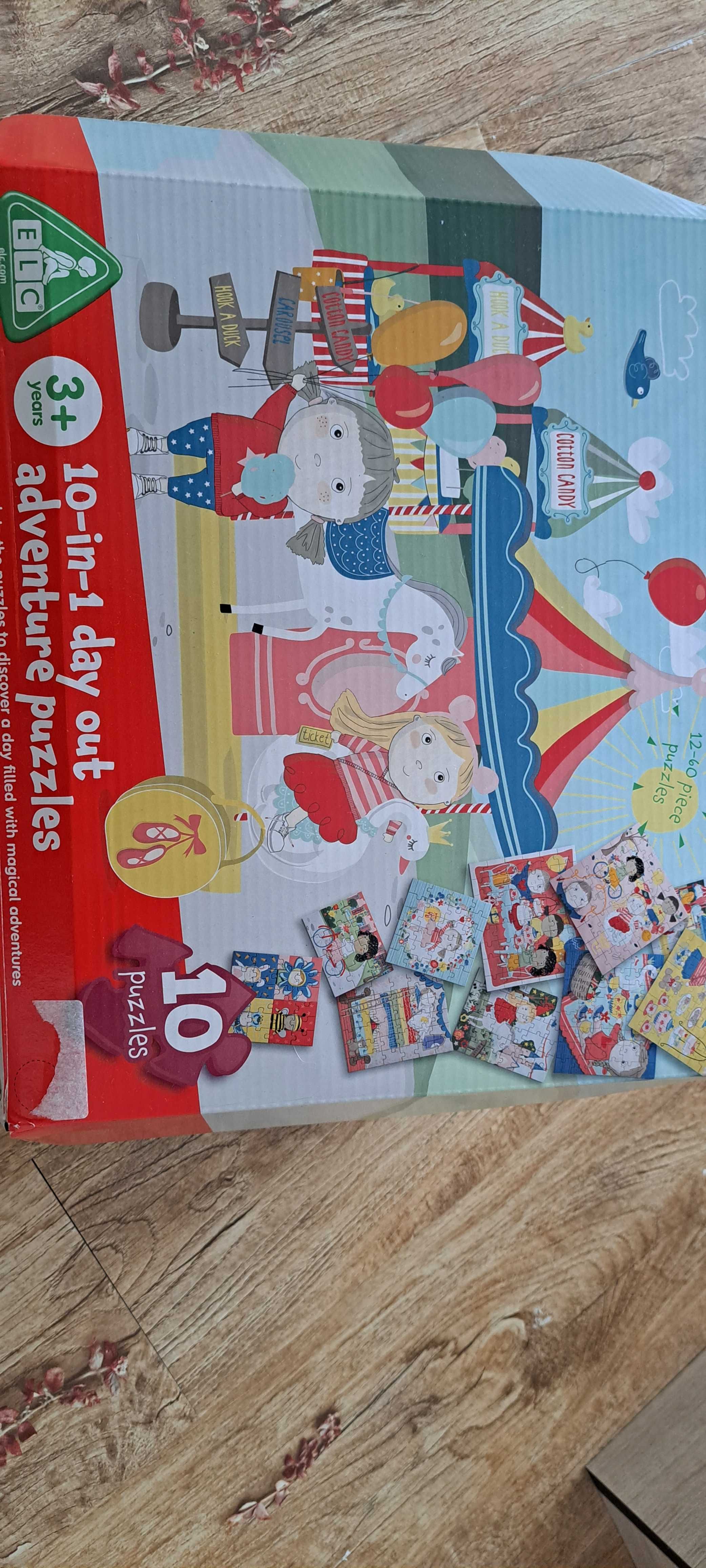 Cutie set 10 puzzle-uri copii