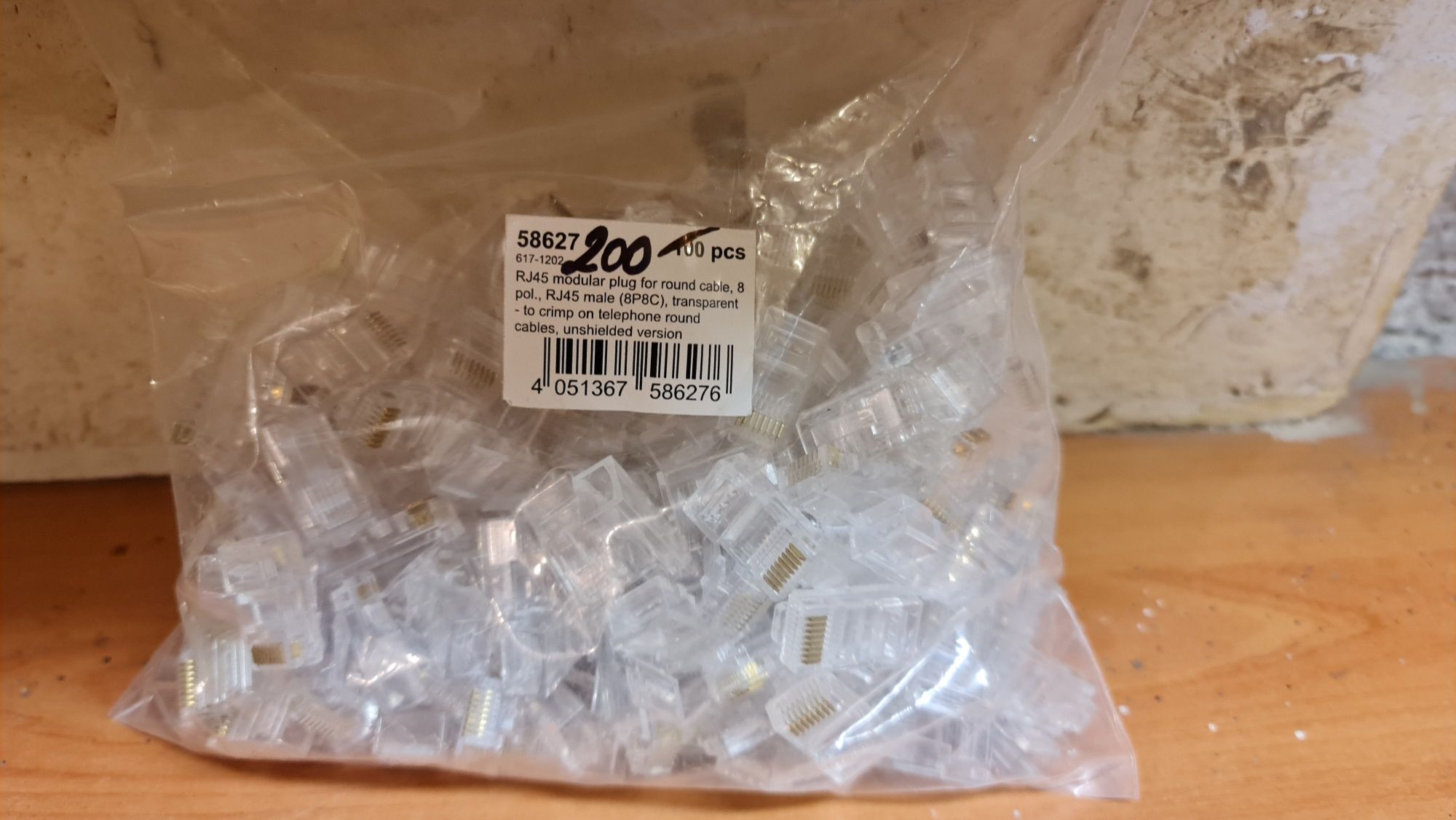 Mufe RJ45 Cât.5 + mansoane 500 buc