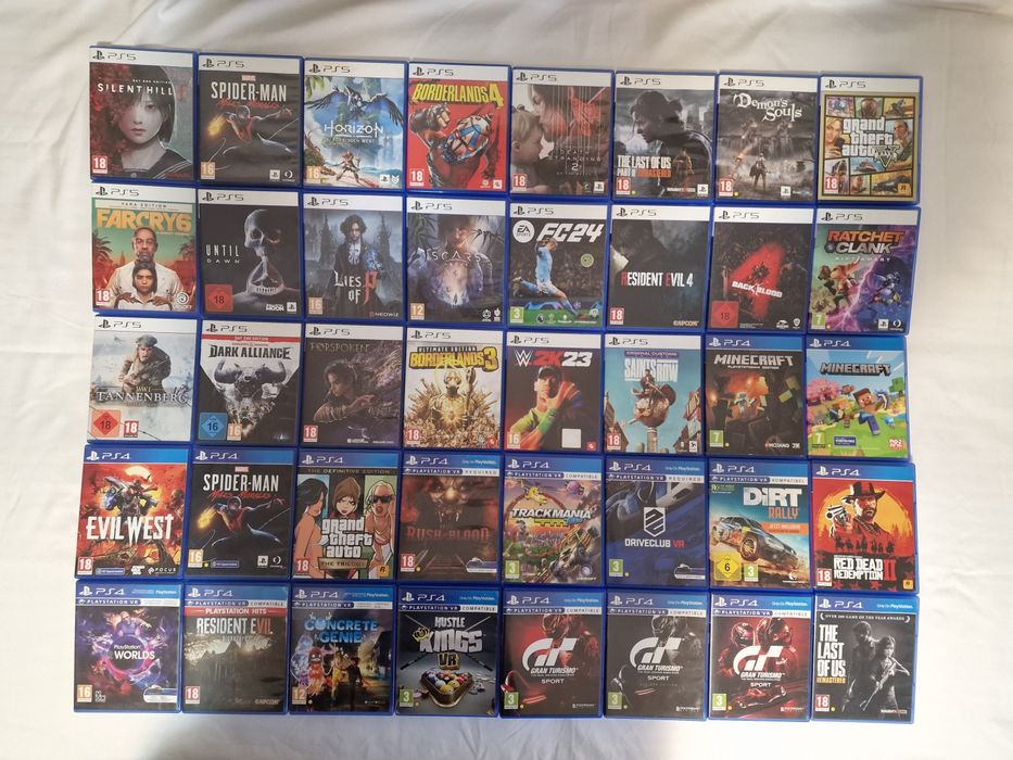 Pachet Jocuri ps4 ps5 Lot jocuri ps4 ps5