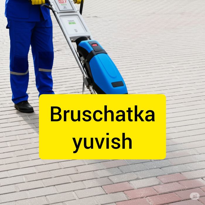 Кафел ювиш хизмати. Bruschatka yuvish xizmati.  Fasad tozalash xizmati