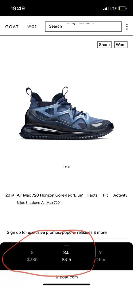 Nike Air Max 720 Horizon Gore-Tex