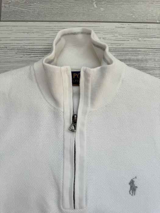 Мъжко! Чисто нов оригинален пуловер Polo Ralph Lauren Quater-Zip Cuton