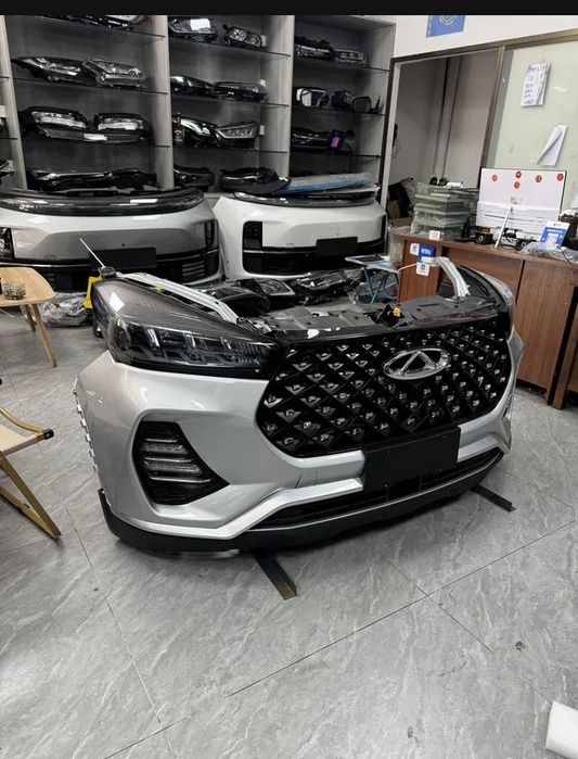 Chery tiggo 7 pro бампер передний