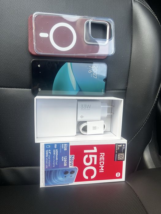 Redmi 15 C 8 оперативка 128 гб хотира 6000 Mah batareka
