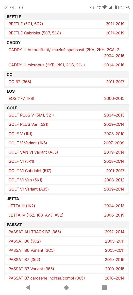Set placute de frane PREMIERE FPF.156, Set 2 butuci cu 2 chei Golf 4