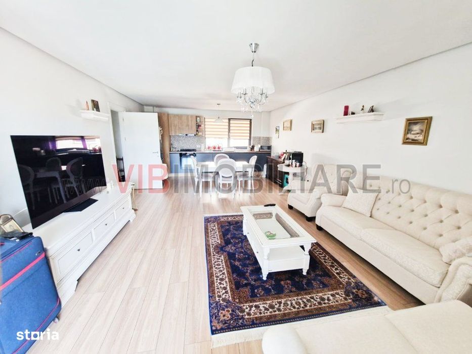 Apartament 2 camere 70m2 mobilat bloc 2025 Straulesti