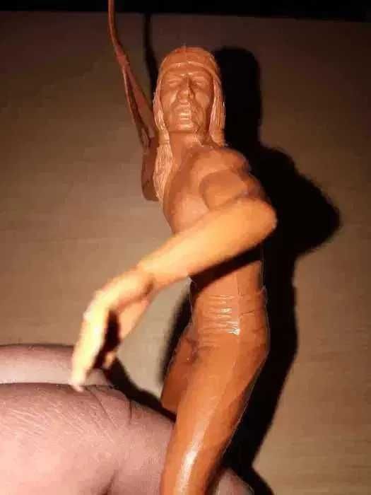 Cowboy si Indian machete dimensiuni mari din plastic