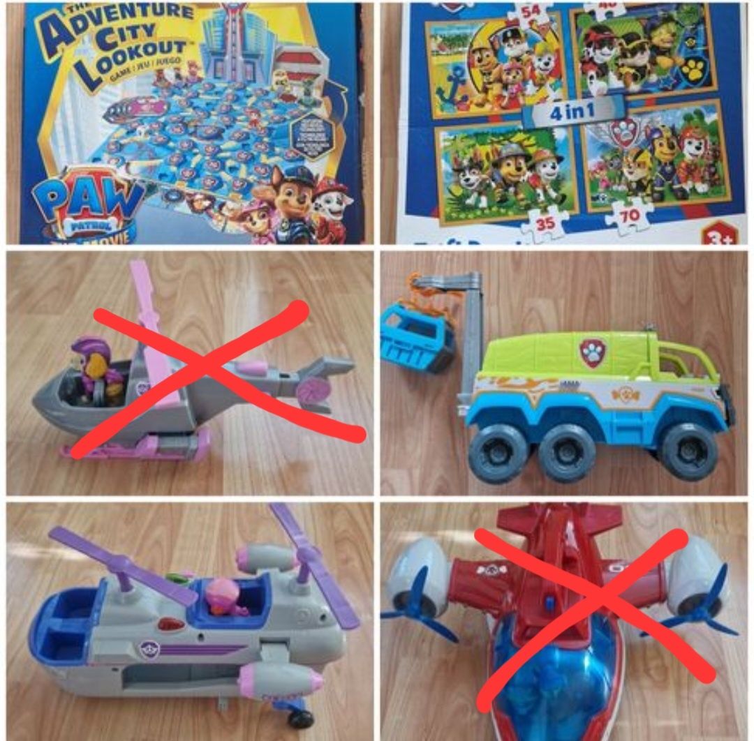 Пес патрул Paw Patrol всъдеход, пъзел,таблет,хеликоптер