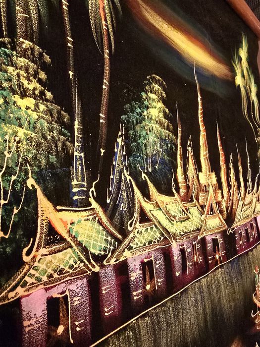 Suvenir Thailanda, Tablou/Poster Pictat 65x45cm