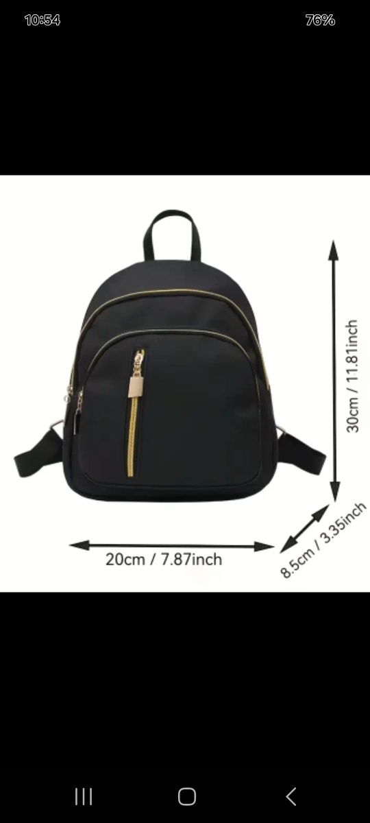 Rucsac damă oraș negru