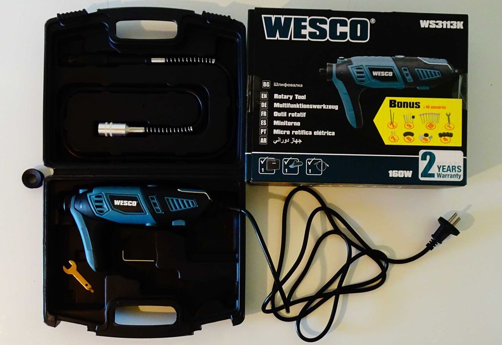Шлифовалка Wesco с гъвкав вал,удължител.