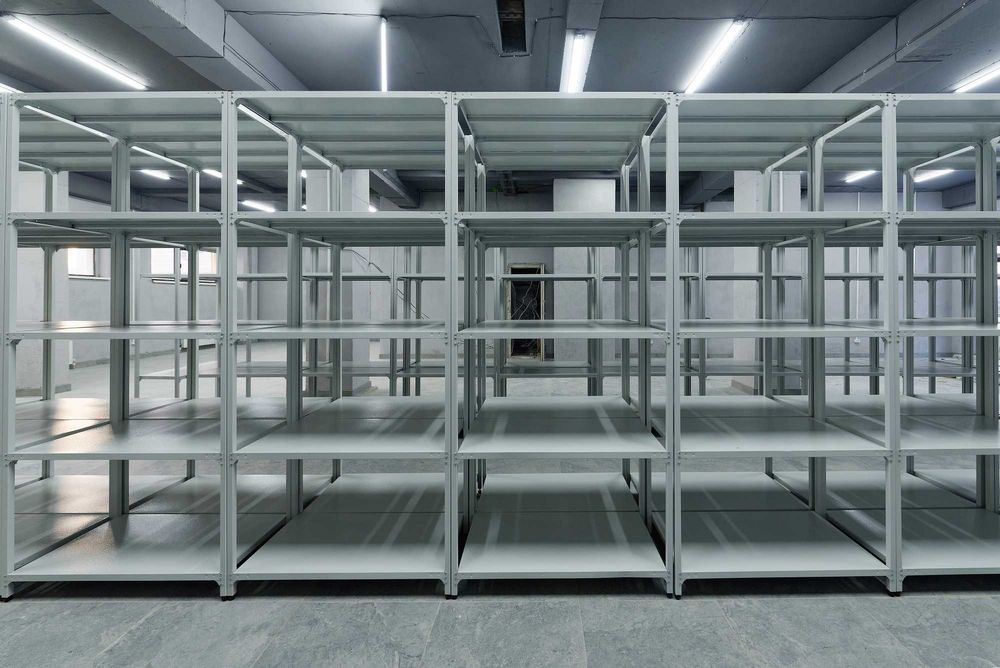 Polkaly stellaj, arxiv tokchasi Акция, метал архивный стеллаж