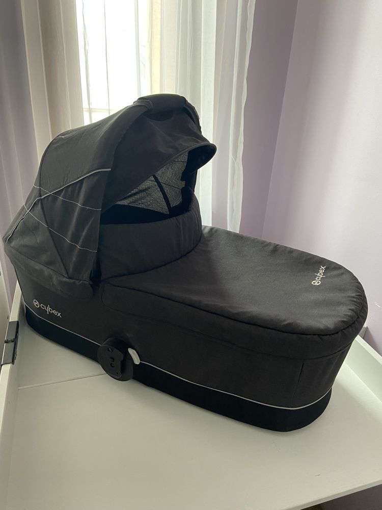 Кош за новородено / зимен кош Cybex Balios S, цвят lava stone