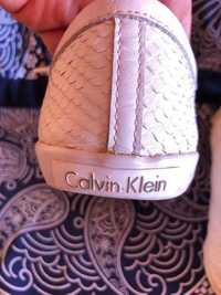 оригинални кожени кецове Calvin Klein