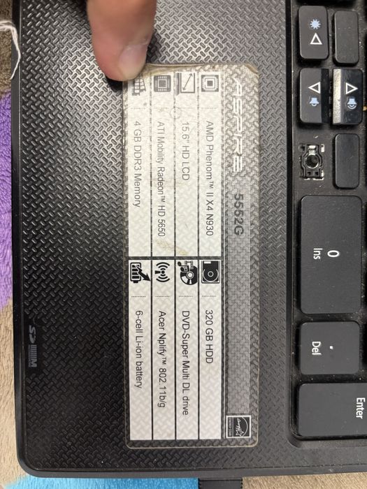 Продается  б/у  Ноутбук Acer