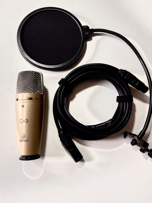 Behringer c-3 микрофон и шнур к нему , шнур новый