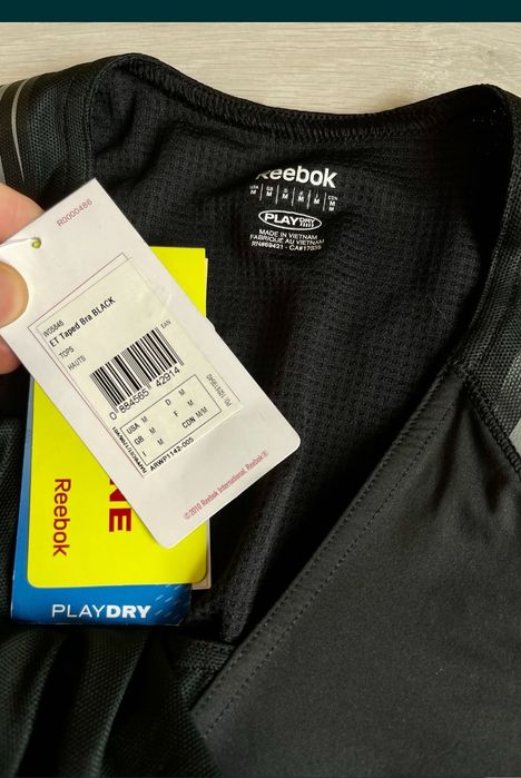 Tricou dama Rebook PlayDry Fitness Compresie Sport-produs nou