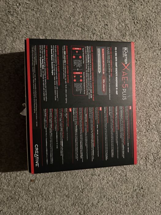 Placa de sunet soundblaster ae5 plus creative