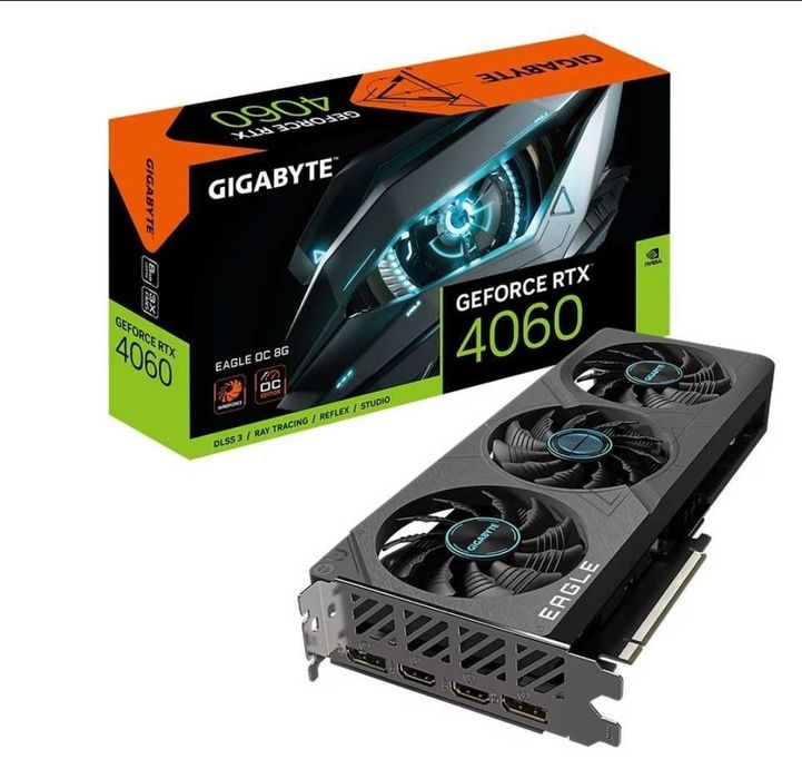 Placa video Gigabyte GeForce RTX 4060 EAGLE OC, 8GB GDDR6, 128bit