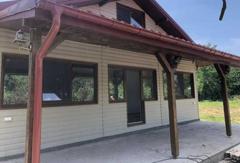 Casa Modulara si Garaje auto, pe structura metalica si panou sandwich