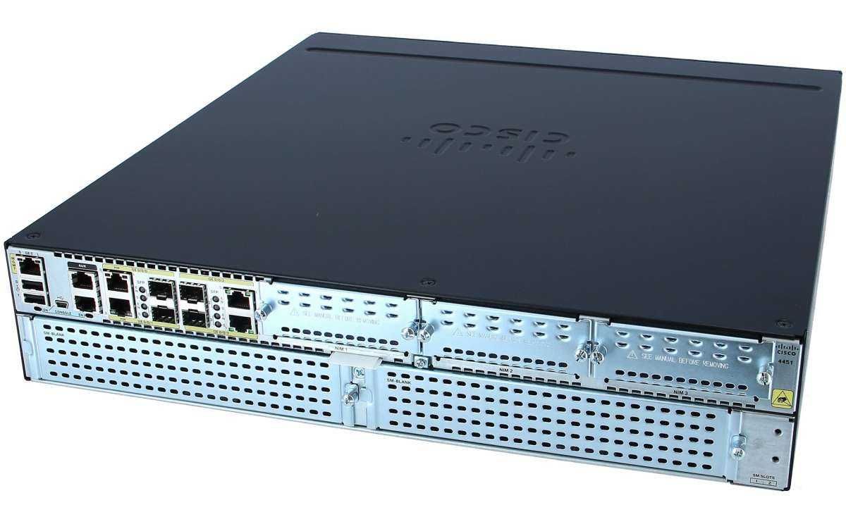 Новый Cisco ISR4451-X/K9 + License UC, Sec, HSEC, BOOST, APPX.