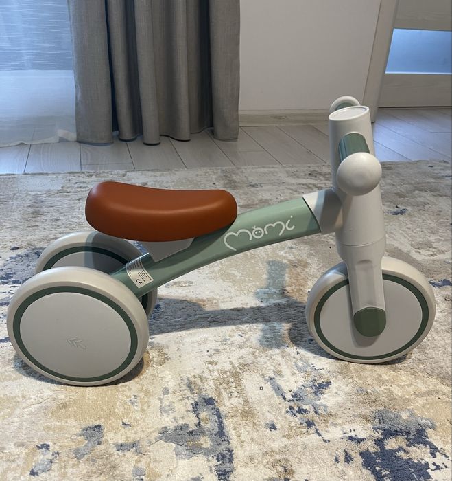 Bicicletă fără pedale, Momi Tedi, + 12 luni, Verde