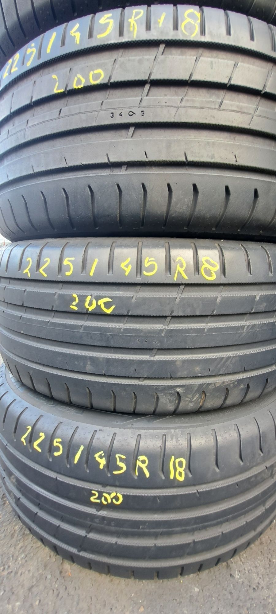 2  anvelope vara 225/45r18 Nokian  dot 2019 rft runflat  Montaj Gratu