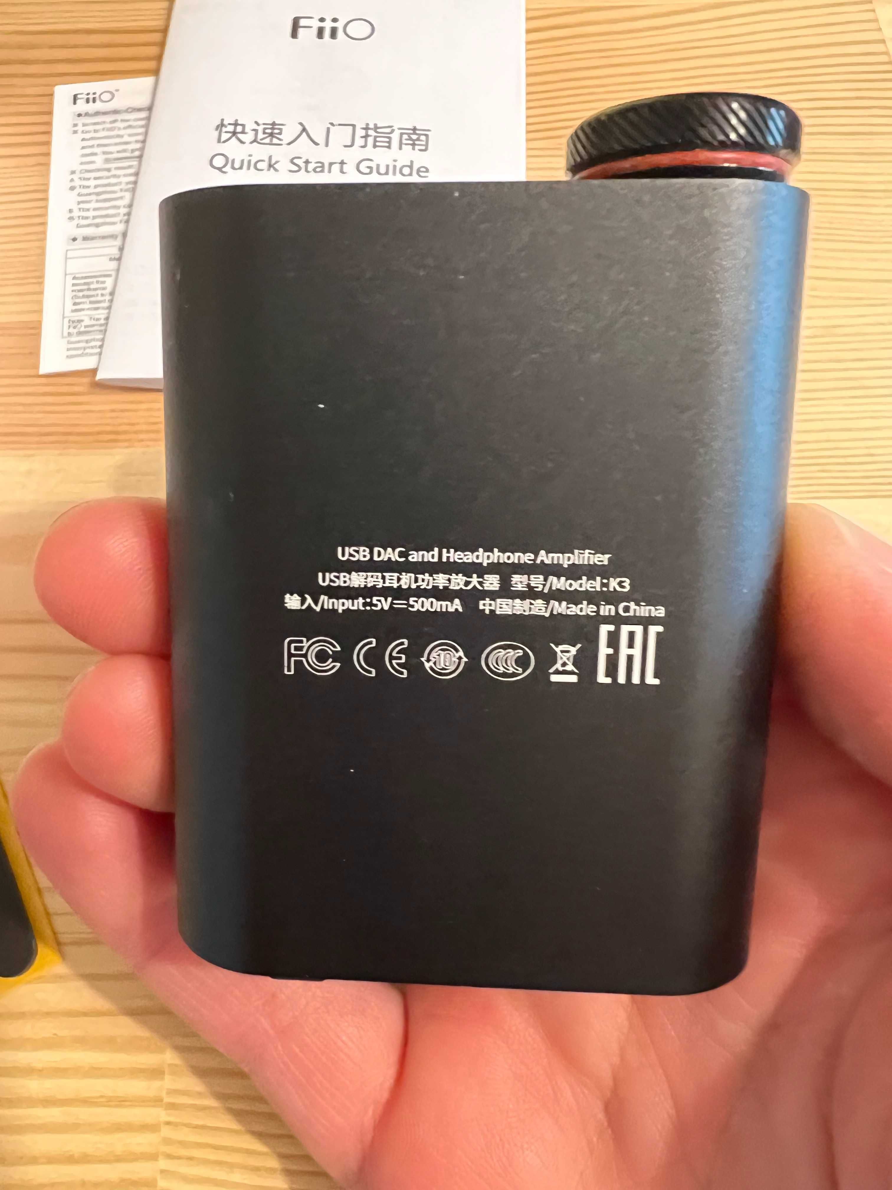 FiiO K3 USB DAC and Headphone Amplifier усилвател за слушалки