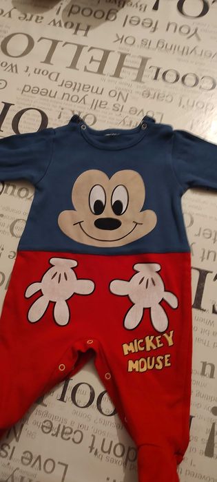 НАмалявам Ромпър с Мики маус Боди за бебе