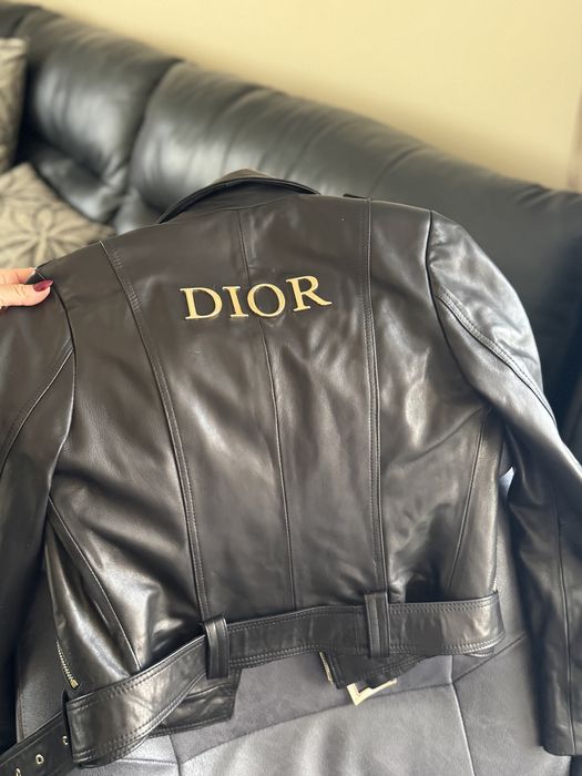 Яке от естествена кожа DIOR
