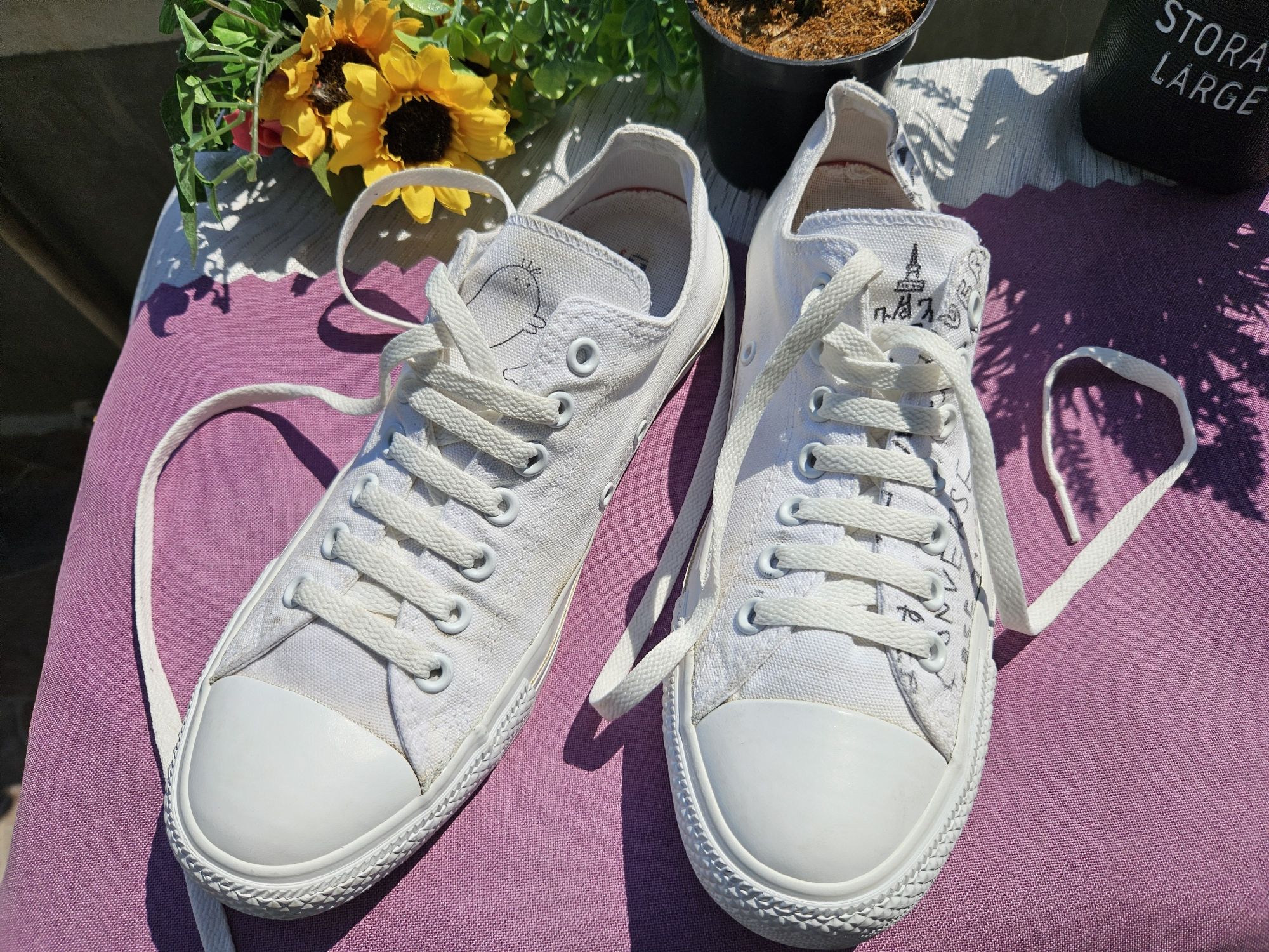 Converse бели кецове N42