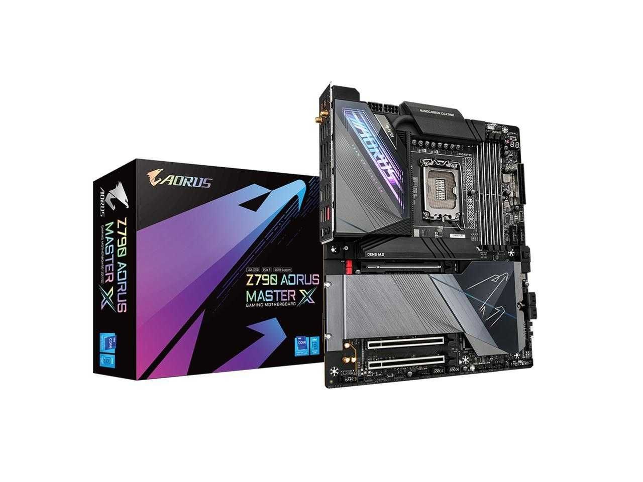 NEW комплект Z790 Aorus Master X, i9-12900K, DDR5 32 GB 7200, 2 TB M.2