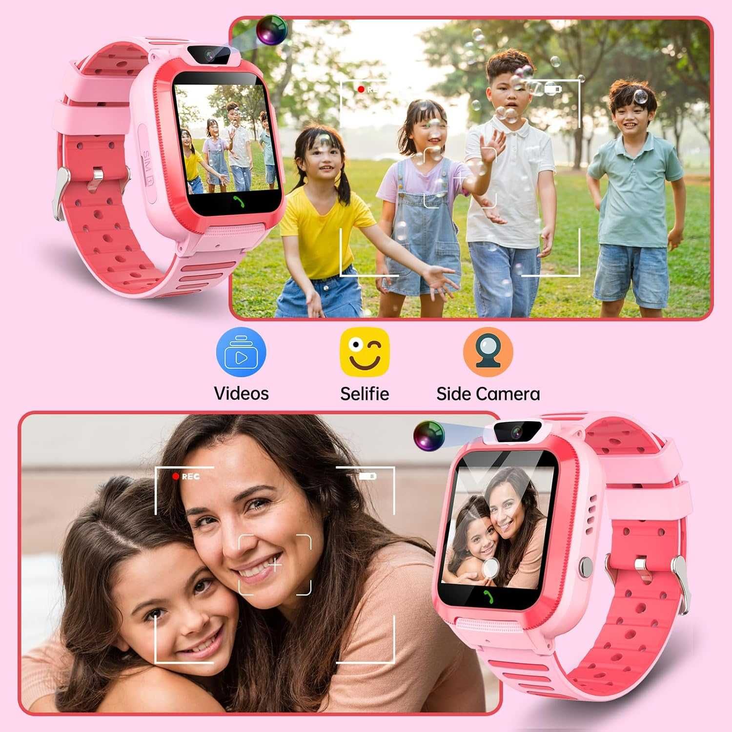 Fenamor DH11 Детски смарт часовник с GPS тракер, с 4G SIM карта