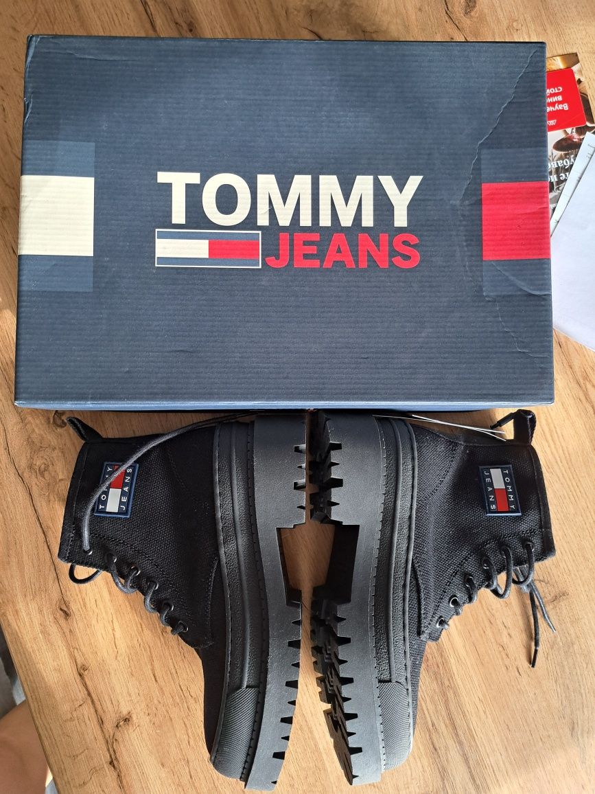 Нови дамски боти Tommy Jeans Foxing Boots 37-ми номер