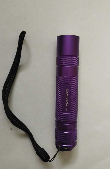 Convoy S2+ cu lumina UV cu led Nichia UV 365nm + filtru ZWB2