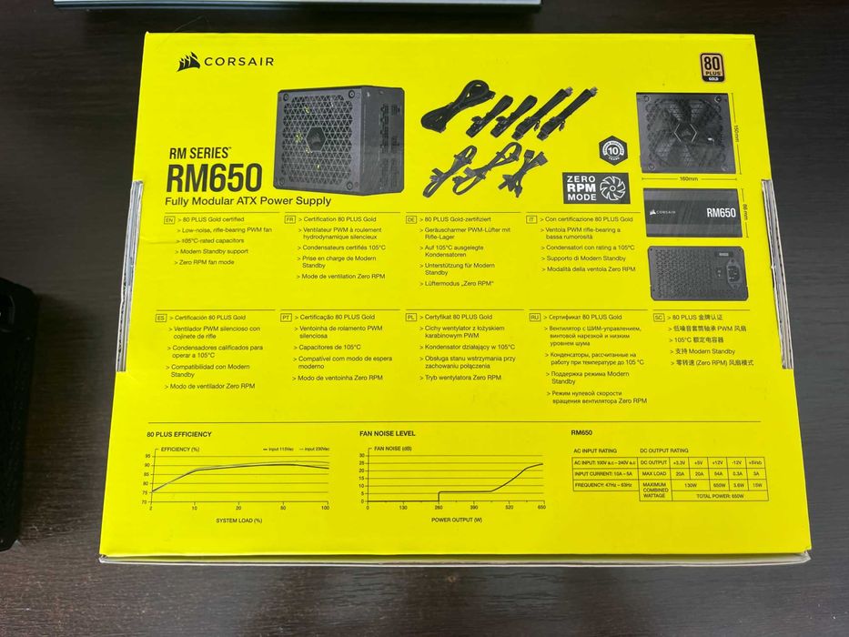Sursa Corsair RM650 80+ Gold