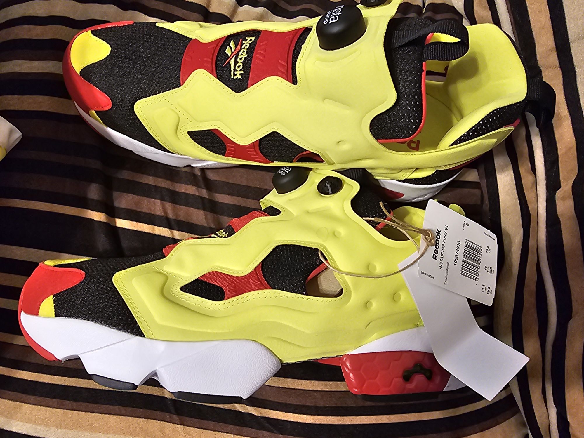 REebok instapump Fury Citron стелка 25.5, 29.5 и 30 сантиметра