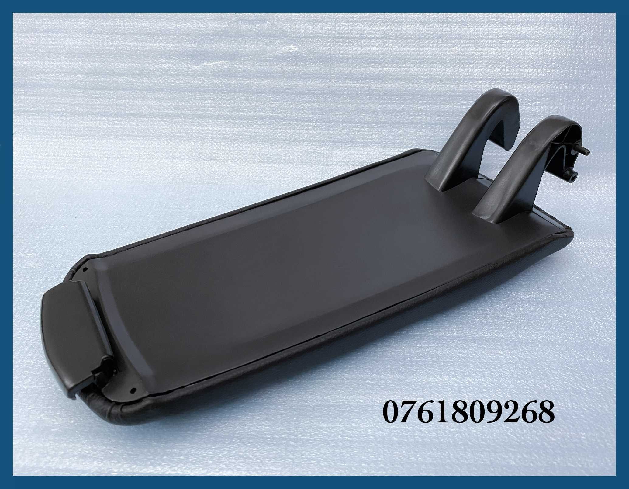 Capac piele cotiera pentru Audi A4 B6 B7 / Seat Exeo - negru