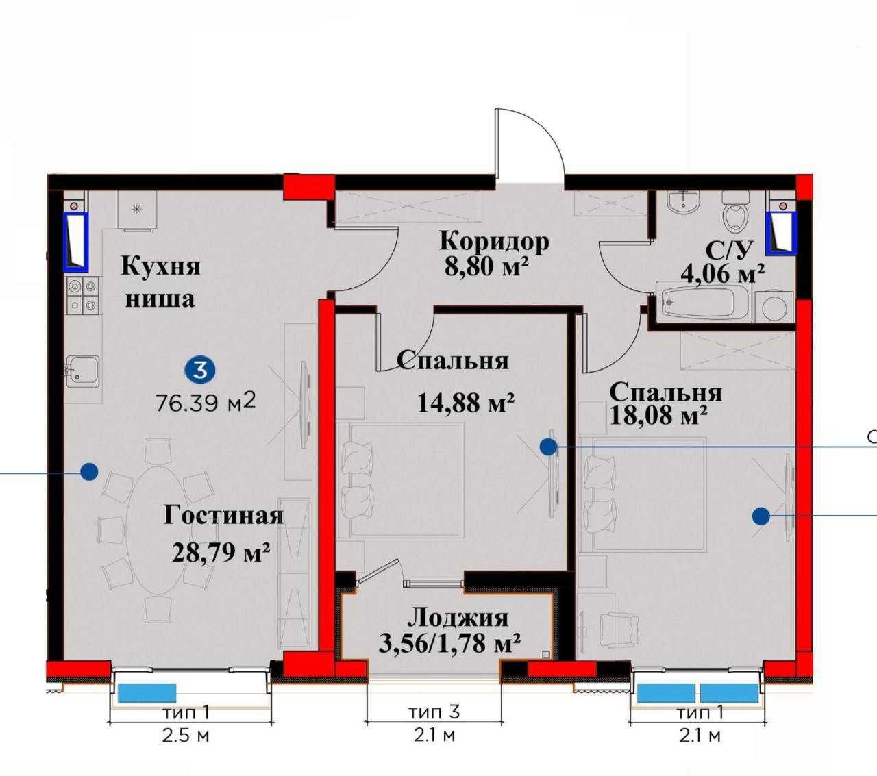 Продается 3/8/12 Нукусская ЖК NRG OYBEK (GMT)