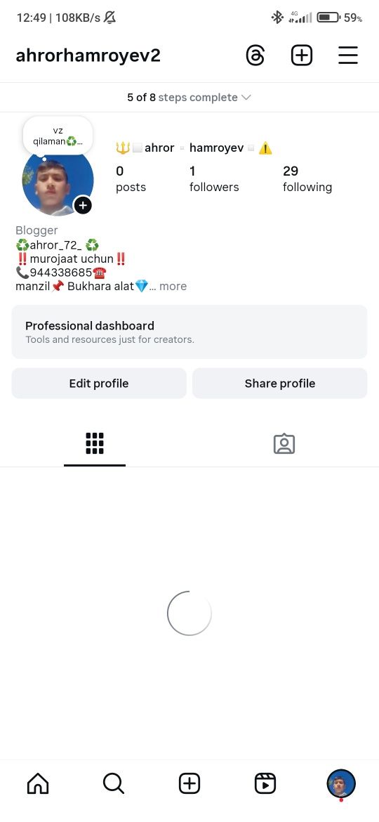 Instagram akkuntim sotaman